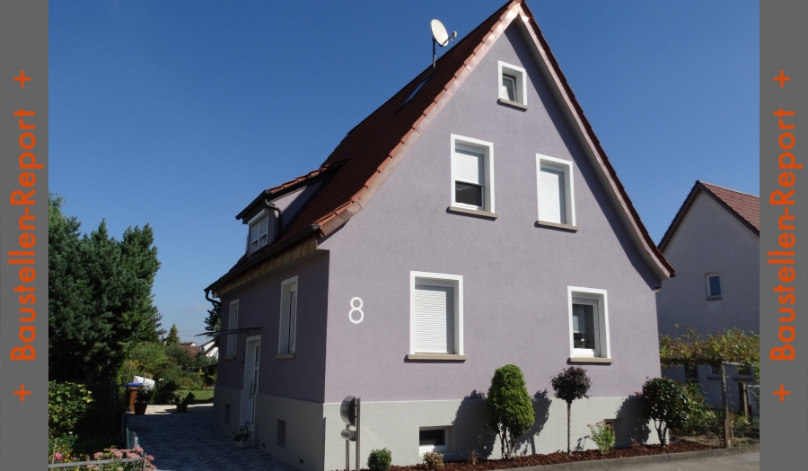 <p> Einfamilienhaus in Neckarsulm-Obereisesheim / <br> Nach der Renovierung </p>