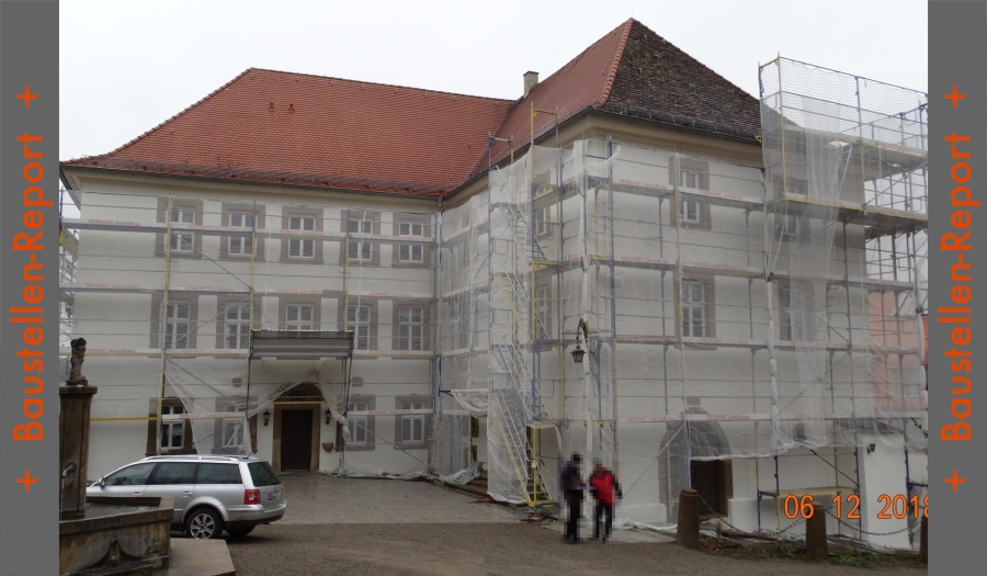 Talheim, Neues Schloss / Während der Renovierung