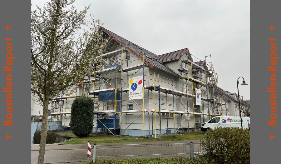 Im Daistler, Neuenstadt / Während der Fassadenrenovierung