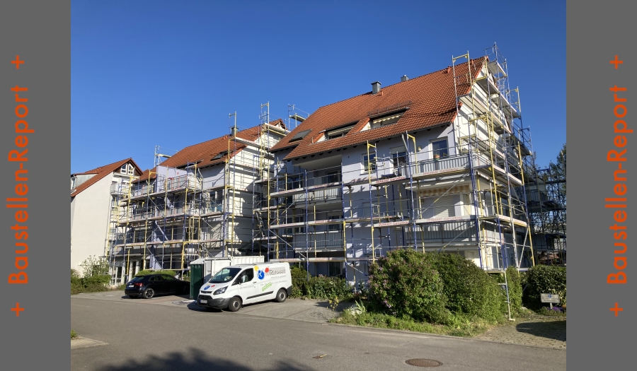 Friedlandstr., Bad Friedrichshall / Während der Fassadenrenovierung